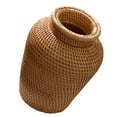 thumbnail image 1 of ELAYARD Handcrafted Brown Rattan Flower Vase and Multi-Purpose Storage Basket for Home Decor and Organization, 1 of 8