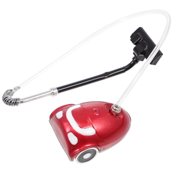 ELAYARD Mini Cleaners Toys Adorable Dust Collector Model Red ABS Zinc Alloy 1Set
