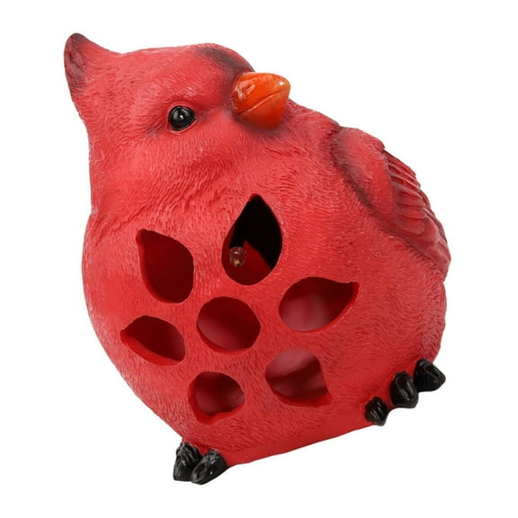 ELAYARD Red Solar Garden Light Plastic Bird Modeling for Outdoor Scenes 1Pc