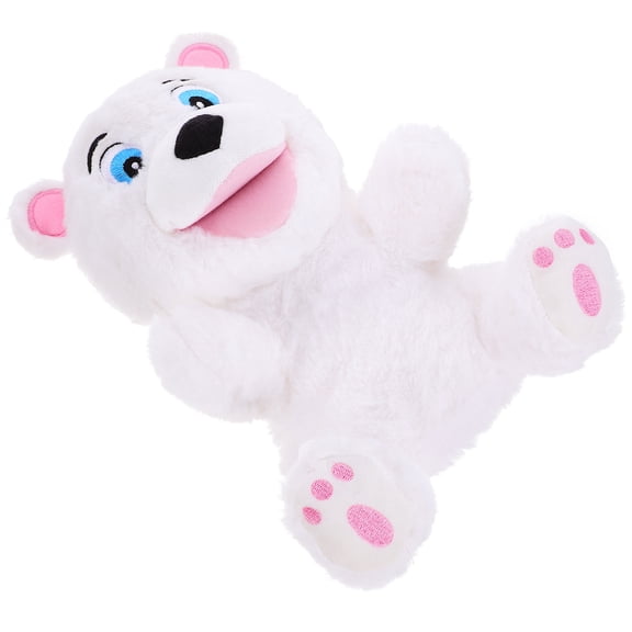 ELAYARD Interactive Hand Puppet Soft Plush Bear Puppet for Playtime 1Set