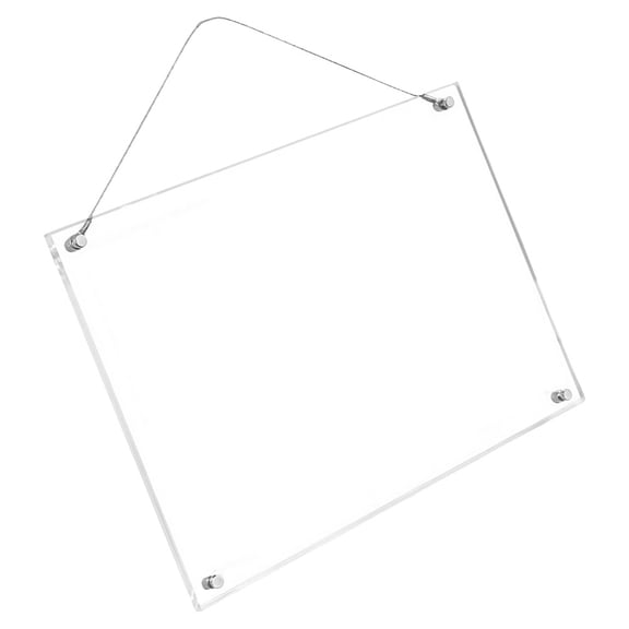 ELAYARD 1Pc Transparent Acrylic Wall Pendant Photo Frame Light Compact Home Decor