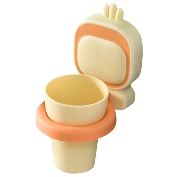 ELAYARD 1Set Bathroom Toothbrush Storage Holder Plastic Cup Wall Mounted Reusable