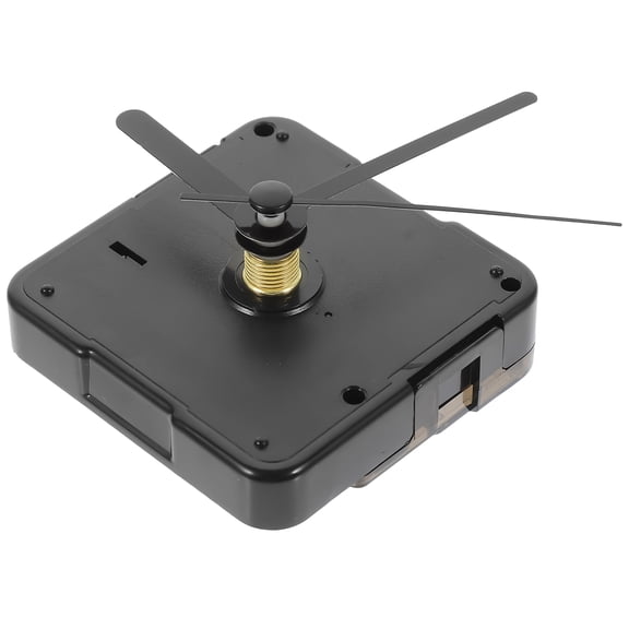 ELAYARD 1Set Battery Operated Clock Movement Kit with Black Hands for Wall Clock Replacement