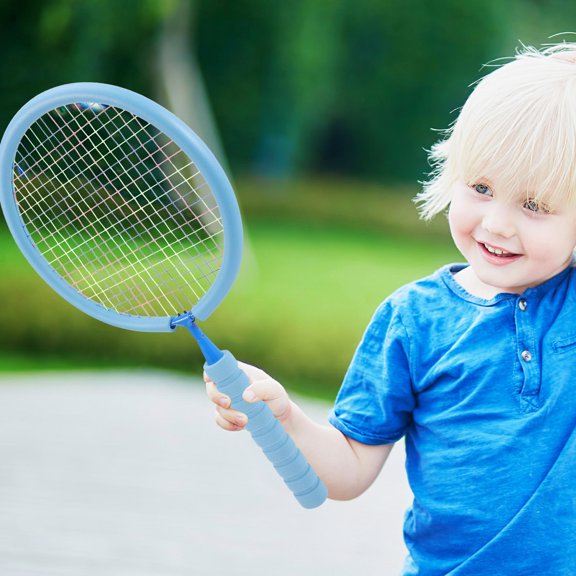 ELAYARD 1Set Blue Badminton Racket Set Lightweight Durable Sports Equipment for Playing Outdoors