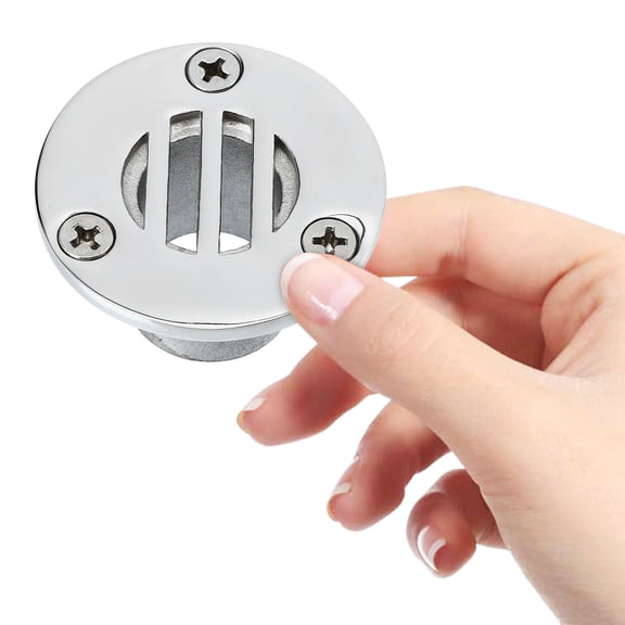 ELAYARD 1Set Boat Deck Drain Plug Stainless Steel Floor Drain Cover Strong Rust Resistant