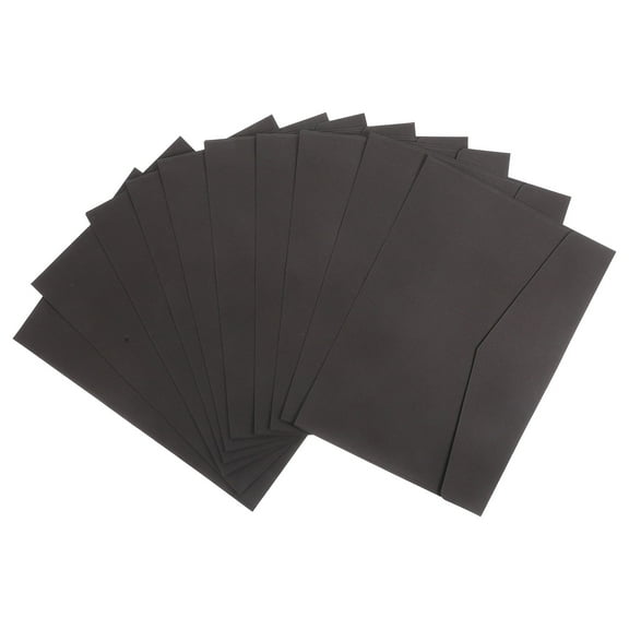 ELAYARD Black Kraft Envelopes Set for Wedding Invitations and Party Cards, Simple and Elegant Design