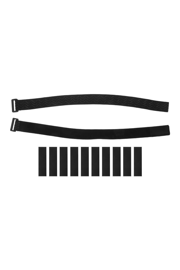 1Set Elastic Adjustable Boot Stays with Non Slip Gel Backing and Adhesive Tape for High Boots