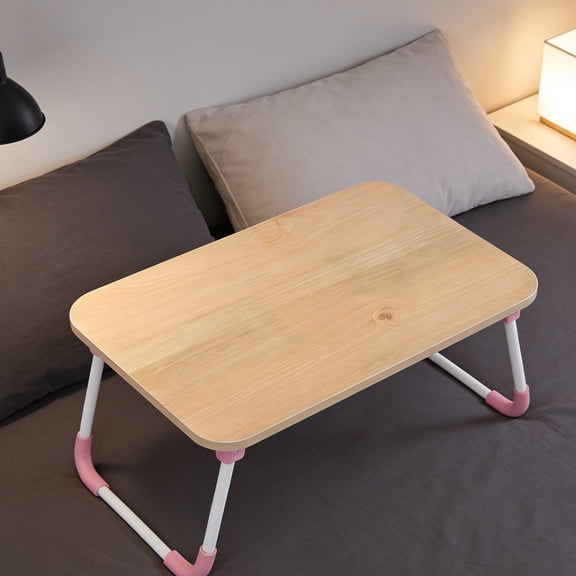 ELAYARD 1Set Folding Table Legs Metal Pink Heavy Duty Portable Support for Bed Desk with Simple DIY Installation