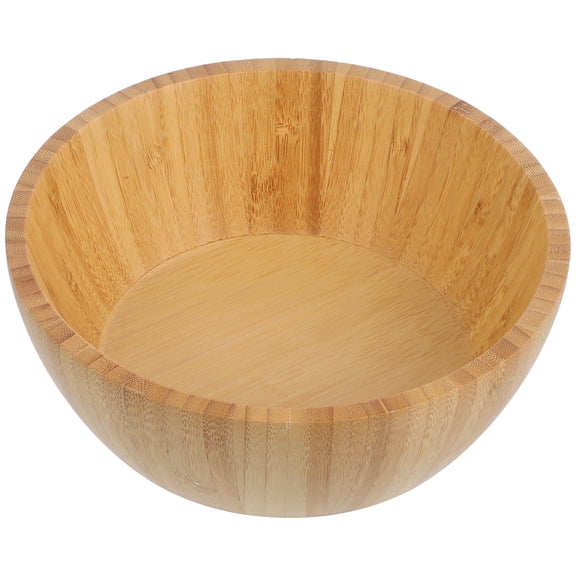ELAYARD Mixing Bowls Bamboo Bowl Khaki Heat Resistant Multiuse Storage Holder 1Pack