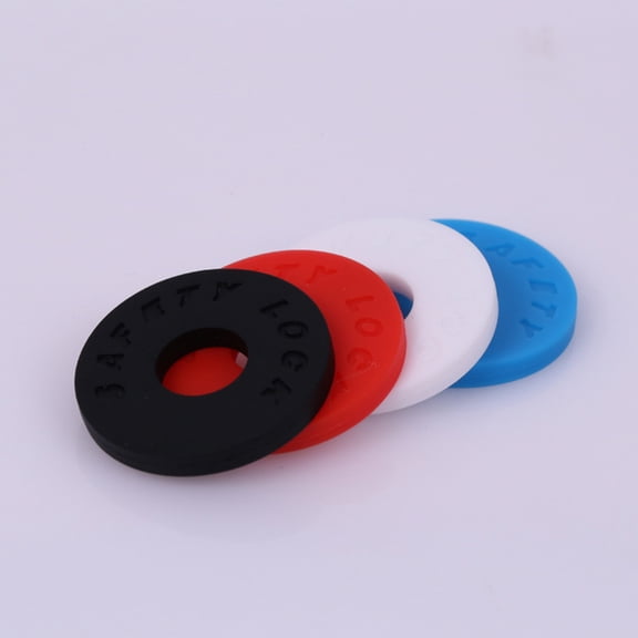 ELAYARD Guitar Strap Lock Set with Metal Buttons for Acoustic, Electric, Bass, and Ukulele Instruments - Assorted Colors