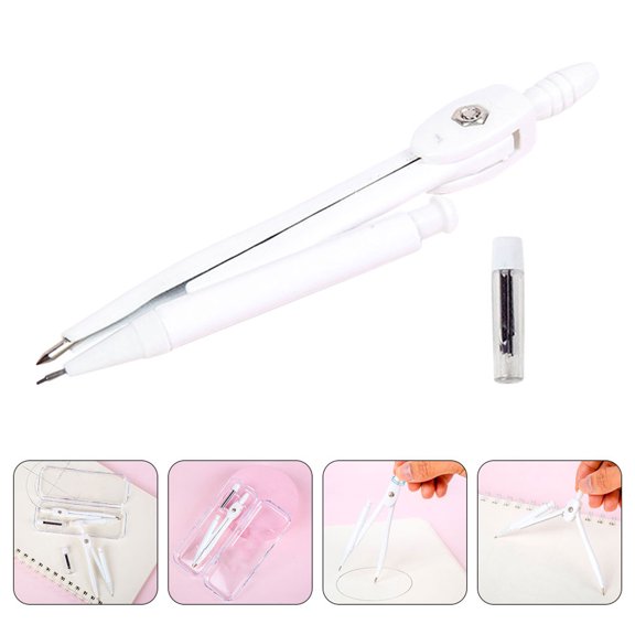 ELAYARD 1Set Lightweight Metal Compasses Drawing Tool Adjustable Width for Daily Use
