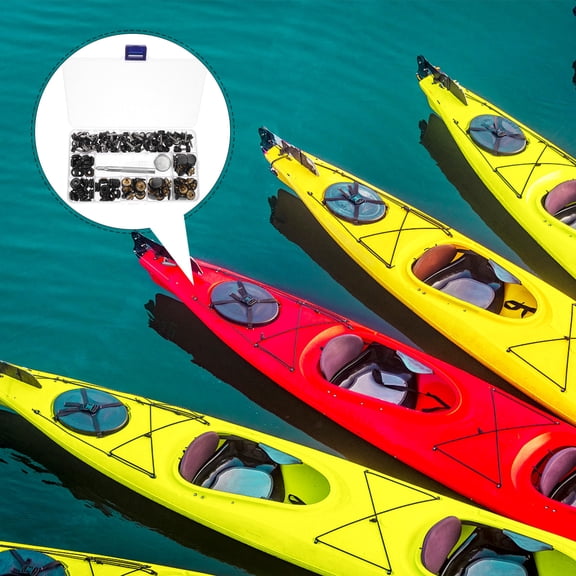 ELAYARD 1Set Marine Grade Stainless Steel Snap Button Kit with Tool for Boat Covers Kayaking and Canvas Repair