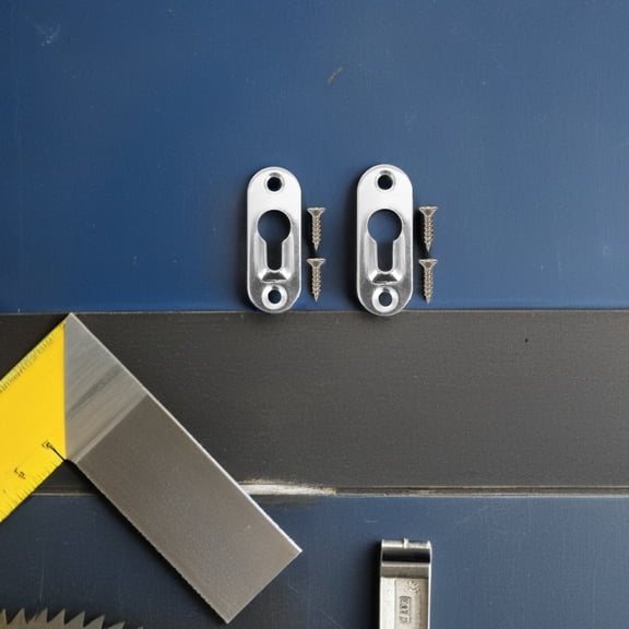 ELAYARD Metal Picture Frame Hanger Set, Plated Sturdy Hooks for Hanging Frames and Wall Decor, and Easy to Install
