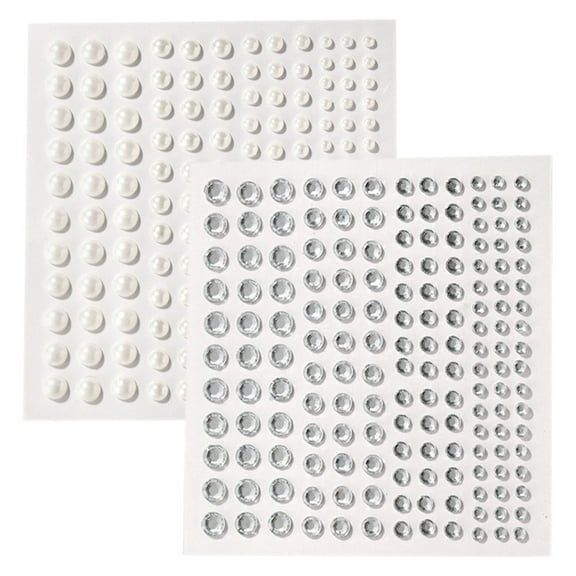 ELAYARD 1Set Multi Functional Self Adhesive Pearls for Crafting Scrapbook Embellishments