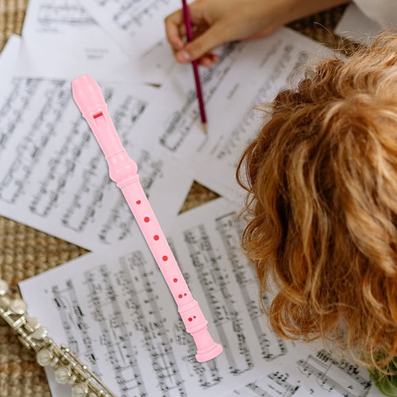 ELAYARD 1Set Plastic Soprano Recorder Instrument with 8 Holes for Music Playing