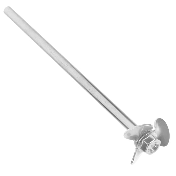 ELAYARD Lab Stirring Rod Set Plated Silver Stainless Steel for Precise Chemistry Experiments