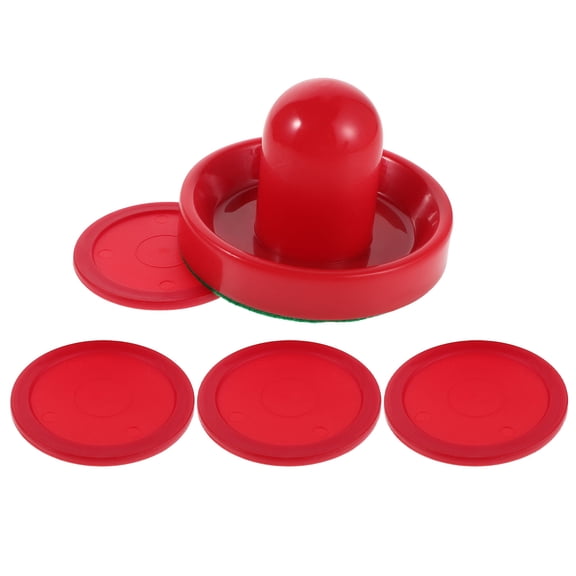 ELAYARD 1Set Air Hockey Pushers with Plastic Pucks for Tabletop Hockey Game Accessories