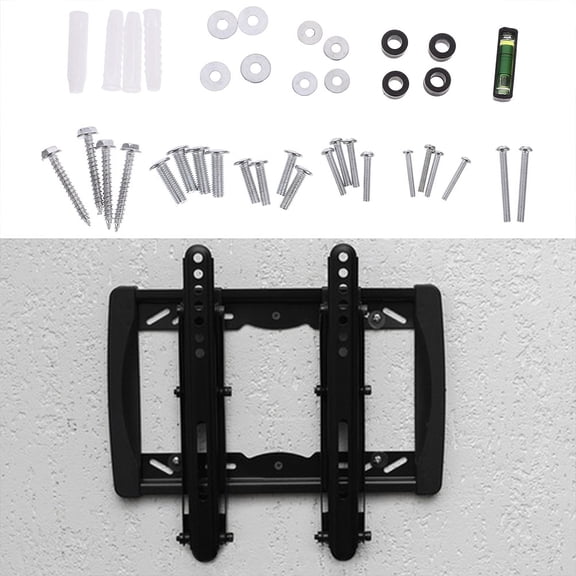 ELAYARD Heavy Duty TV Mounting Screws Set - Iron Replacement Hardware for Wall and Stand Mount Installation