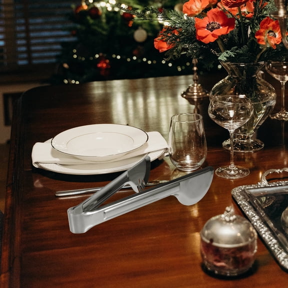 ELAYARD 1Set Silver Stainless Steel Dinnerware Kit Lightweight Reusable Cutlery Set for Home Kitchen