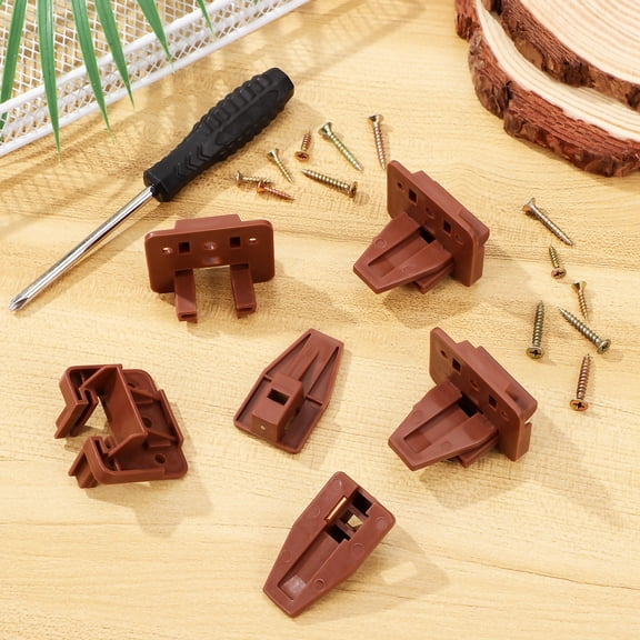 ELAYARD 1 Set Plastic Drawer Stoppers with Smooth Sliding Mechanism for Dresser Drawer Replacement