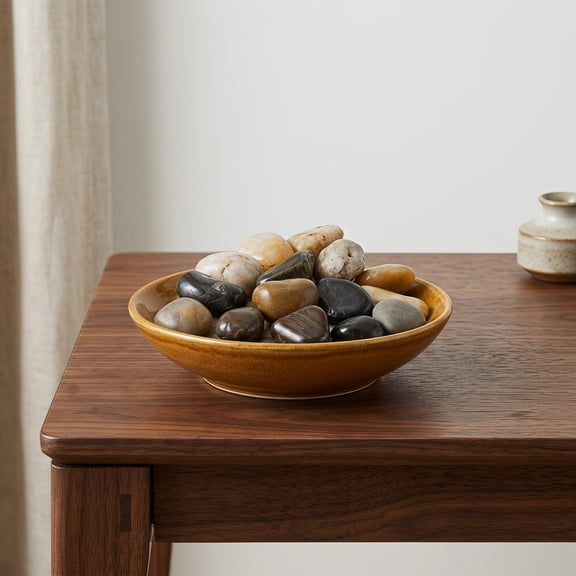 ELAYARD 1Set Vibrant Outdoor Pebbles for Landscaping and Potted Plants with Smooth Edges