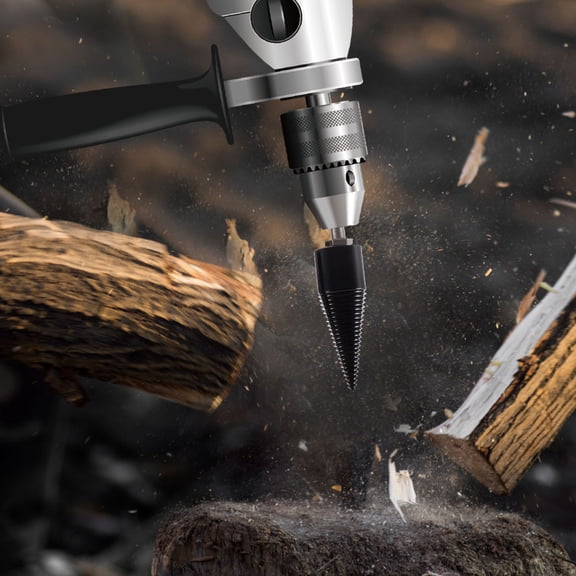 ELAYARD 1Set Log Splitter Drill Bit Tool with Unique Geometry for Tough Wood