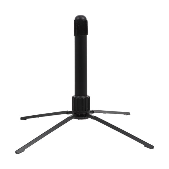 ELAYARD Portable Black Foldable Flute Stand with Scratch-Resistant Plastic for Indoor and Outdoor Use