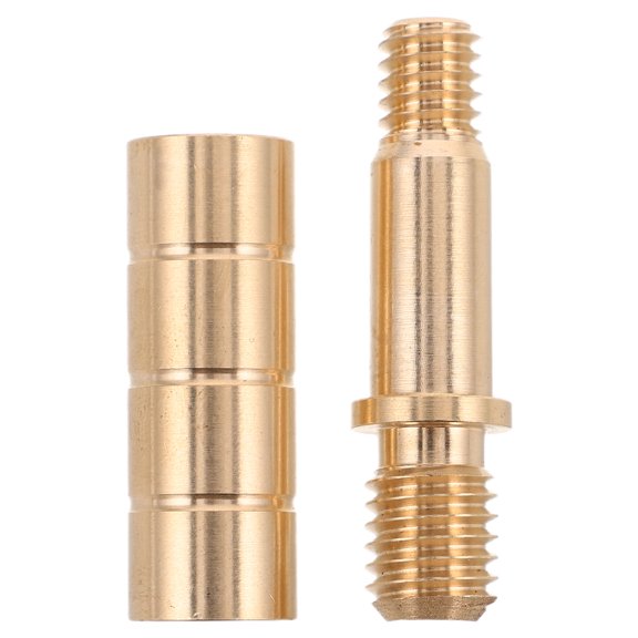 ELAYARD Golden Brass Billiard Cue Joint Screws Set 1.5 Inch for Cue Extensions with Universal Compatibility