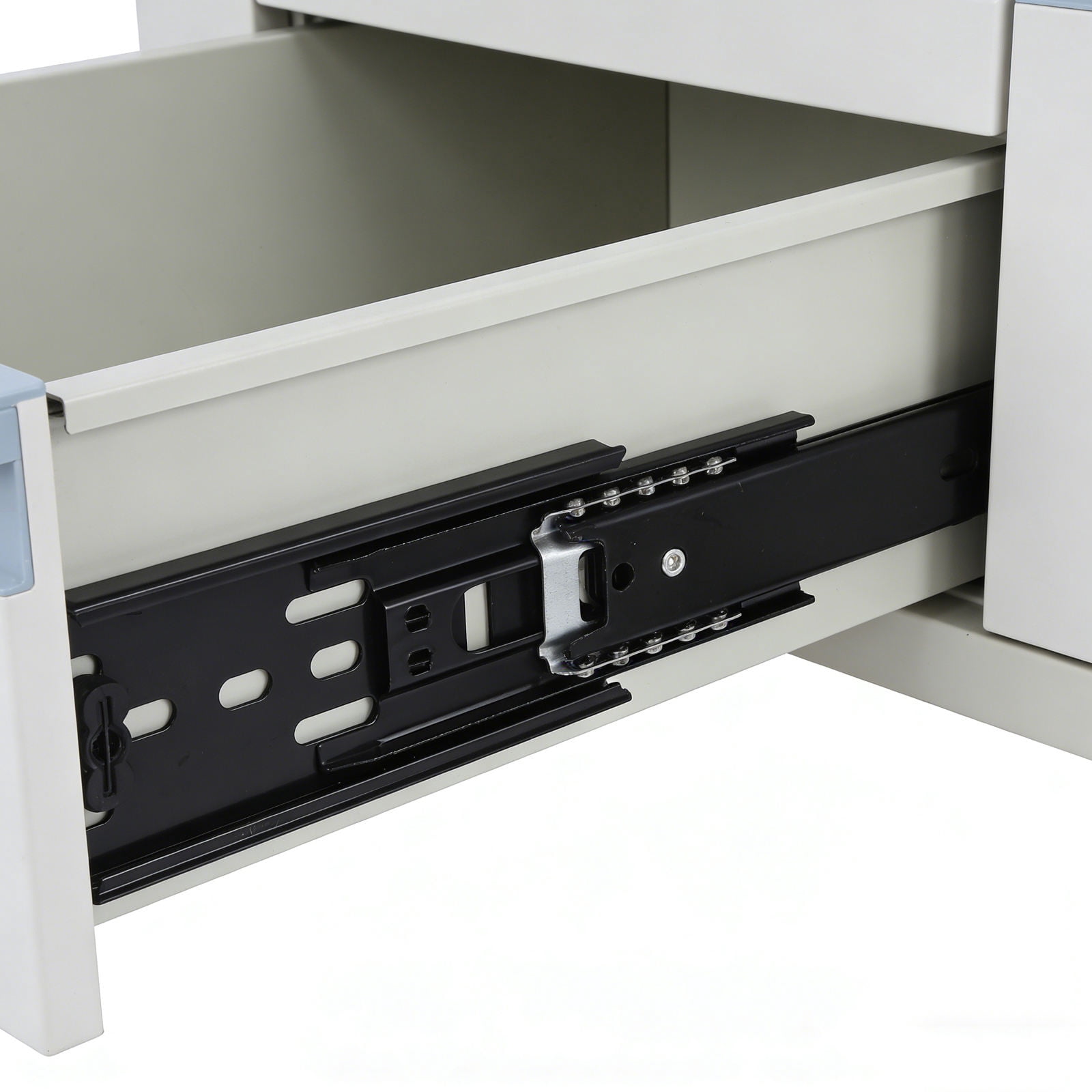 ELAYARD 2-Pack Black Full Extension Furniture Drawer Slides, Heavy Duty ...