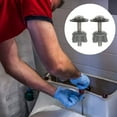thumbnail image 1 of ELAYARD 2Pcs Toilet Seat Bolt Hinges ABS Iron Toilet Fixings for Easy Replacement, 1 of 6