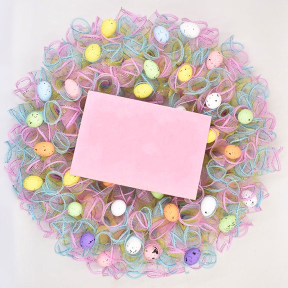 ELAYARD 2 Rolls Easter Garland Decorations Pastel for Flower Home Users