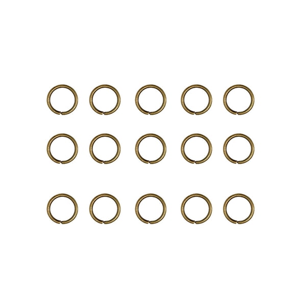 ELAYARD 200 Pieces Thickened Open Jump Rings Stainless Steel Silver for Crafting and Jewelry Making
