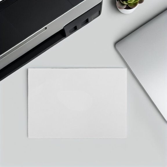 ELAYARD 200Pcs A4 White Printing Paper Smooth Surface for Office Copier and Handwork Crafts