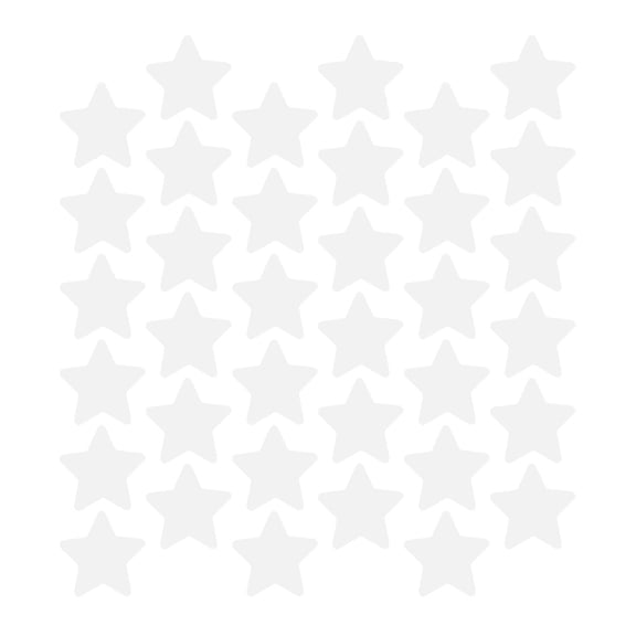 ELAYARD White Paper Star Ornaments Sturdy Cardstock for Bulletin Boards and Events