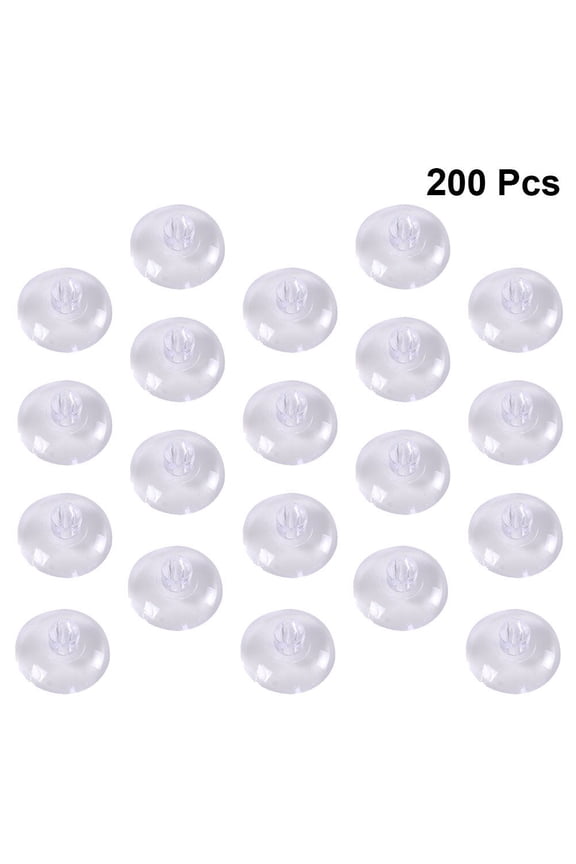 200Pcs Transparent Silicone Earring Safety Backs Flexible and Tear Resistant