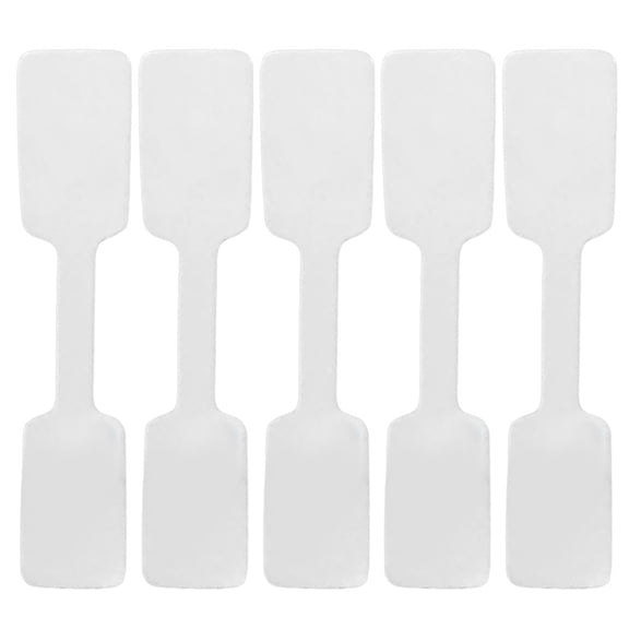 ELAYARD 200Pcs Necklace Price Tags White Self-Adhesive Labels for Jewelry and Craft Display