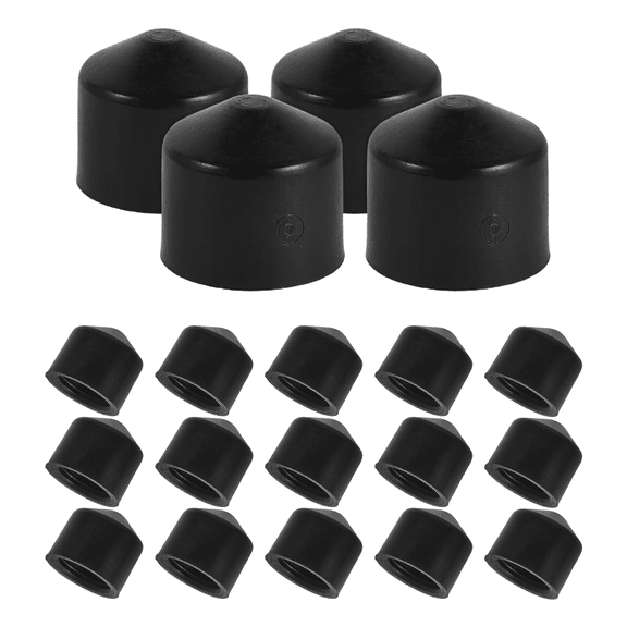 ELAYARD 20Pcs Longboard Replacement Pivot Cups Black Skateboard Hardware for Universal Fit