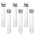 thumbnail image 1 of ELAYARD 20Pcs Test Tubes Plastic with Lids Clear and Easy to Clean for Liquid Storage, 1 of 7