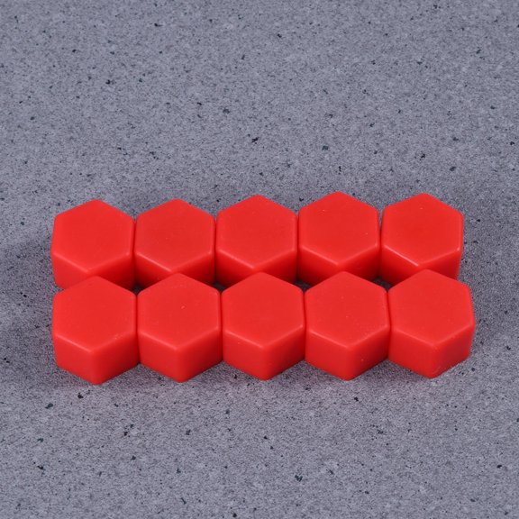 ELAYARD 20Pcs Red Lug Nut Covers Silicone Protectors for Car Wheel Bolts Enhance Finish