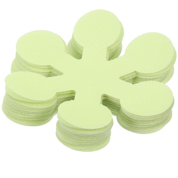 ELAYARD 20Pcs Reflective Tape for Stairs Stair Traction Strips Outdoor Light Green Glow in the Dark Safety Guidance
