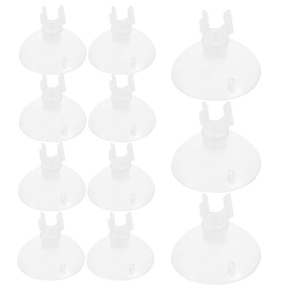 ELAYARD 20 Pieces Clear Cups with Tube Clamps for Aquarium Fish Tank Accessories