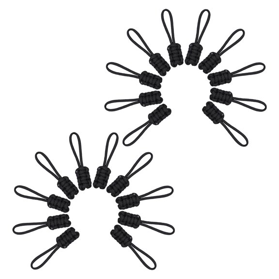 ELAYARD 20Pcs Universal Nylon Zipper Repair Kit with Paracord Pulls for Backpacks Jackets and Luggage