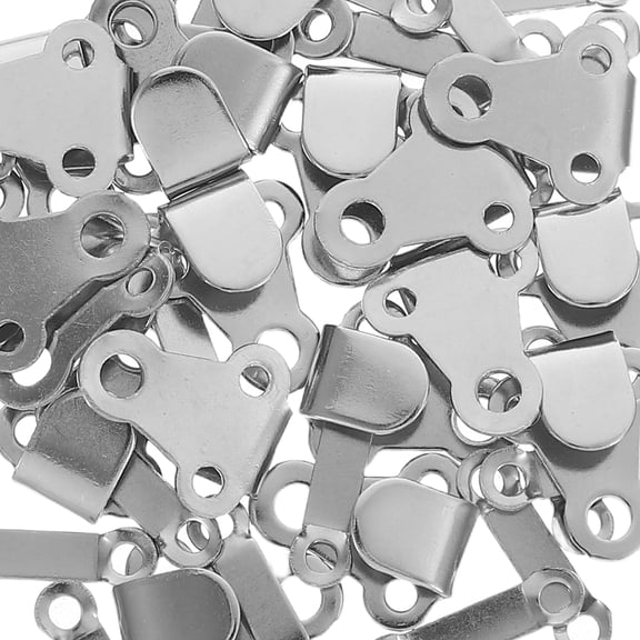 ELAYARD 20 Pieces Invisible Metal Hook and Eye Fasteners for Sewing Garments, Easy to Use and Clothing Closures