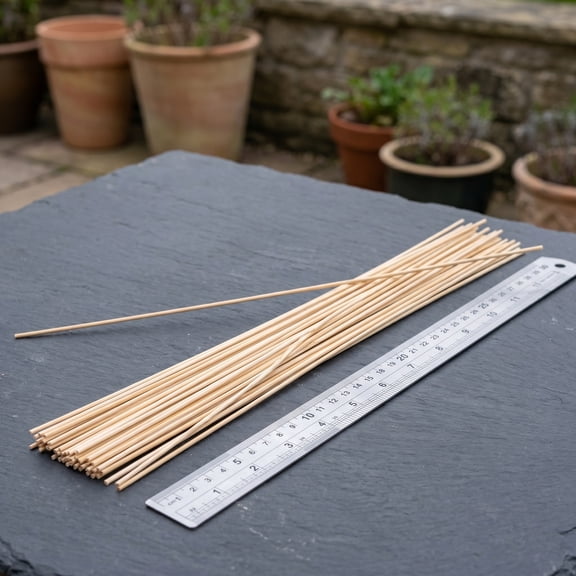 ELAYARD 20-Pack Sticks for Birdcage Construction, and Lightweight Rods Ideal for Outdoor Crafts and Projects