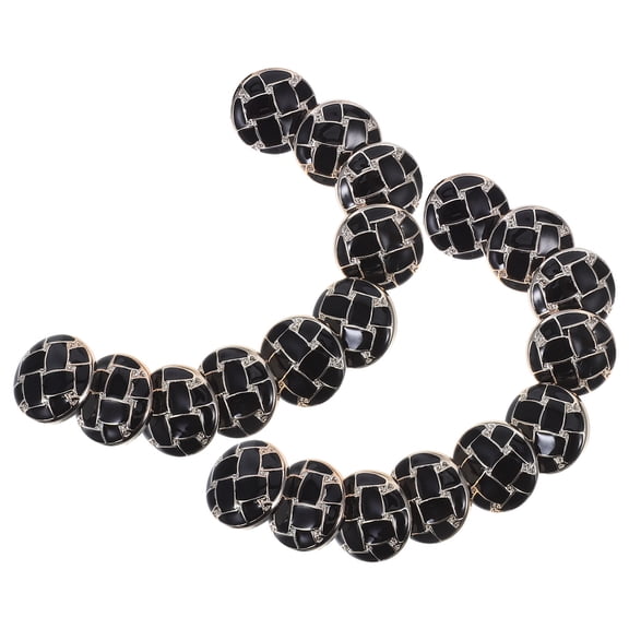 ELAYARD Round Handle Plastic Buttons Elegant Design for Coats Sweaters Pajamas 20Pcs