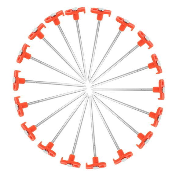 ELAYARD 20Pcs Heavy Duty in The Dark Tent Pegs for Canopy Hiking and Garden