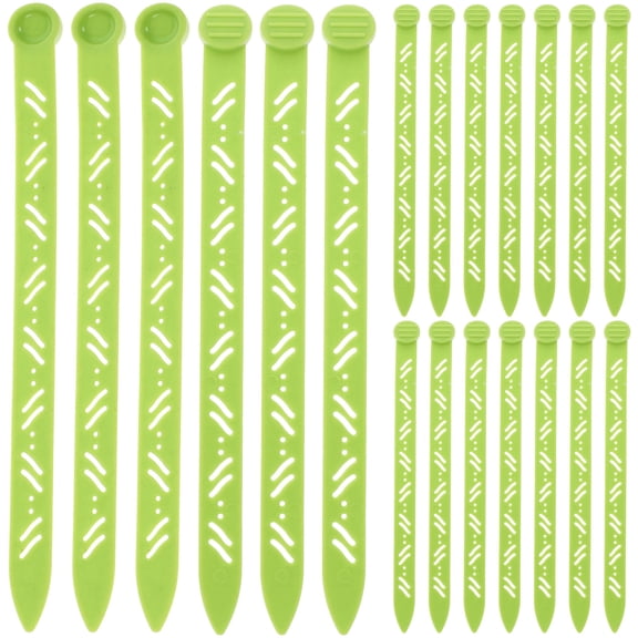 ELAYARD 20Pcs Hair Root Perm Bars Green Curling Rods for Soft Fluffy Hairstyles