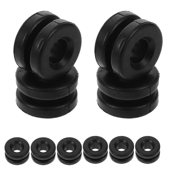 ELAYARD Hood Stop Cushion, Black Plastic, Shock Absorption, High Temp Resistant, 20Pcs