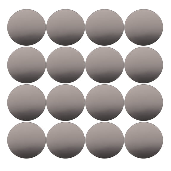 ELAYARD Khaki Round Acrylic Wall Mirrors, Decorative Mirrors for Home Decor and Craft Projects, Lightweight and