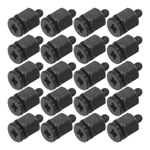 ELAYARD 20pcs Steel Mainboard Screws for Hardware Upgrades, Compact Design, Back to